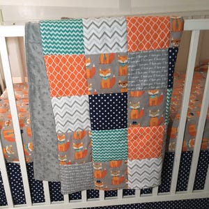 fox baby bedding