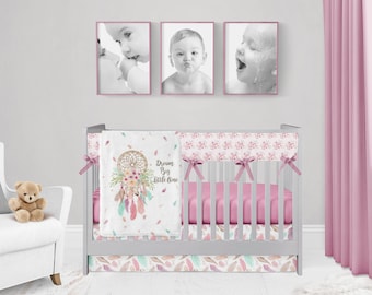 dream catcher baby boy bedding