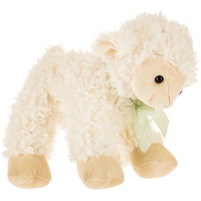 Personalized Easter Lamb Plush Stuffed Animal New Baby Gift Etsy