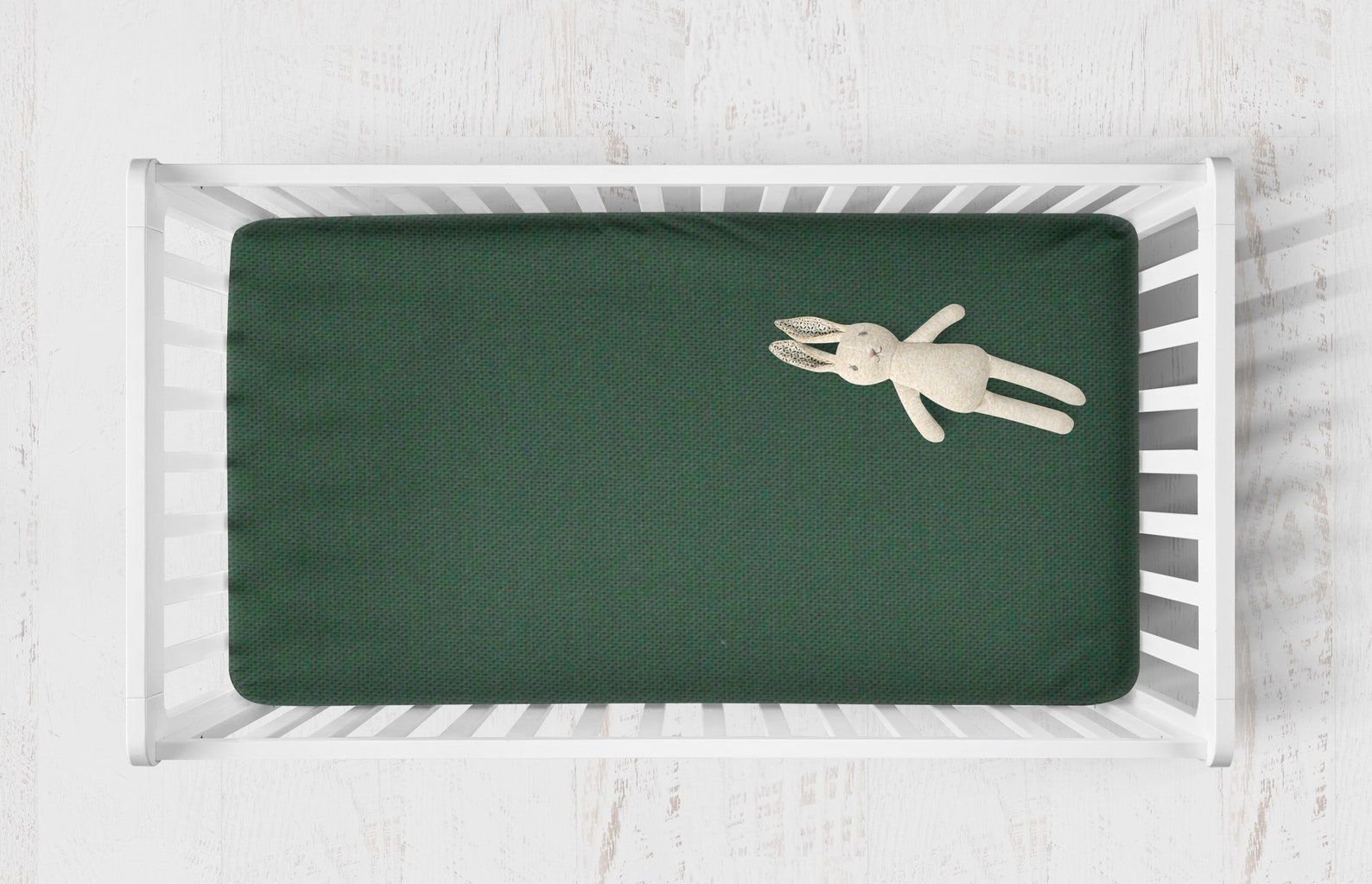 Hunter Green Crib Sheet Solid Fitted Crib Sheets Dark Green Etsy