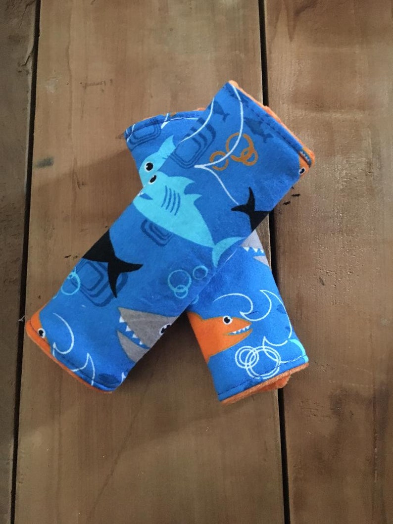 Shark Car Seat Strap Cover Shark Baby Boy Shark Nursery 1st Etsy