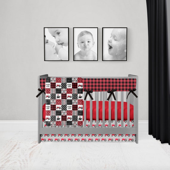 tractor crib bedding