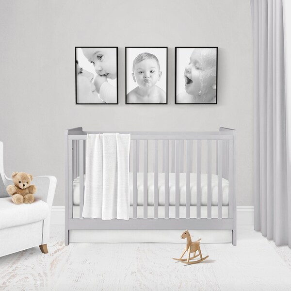 White Crib Bedding Etsy