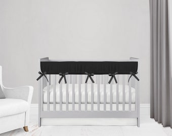 Cot Rail Cover Grey White Spots Crib Teething Pad  X 1 - Foto 9