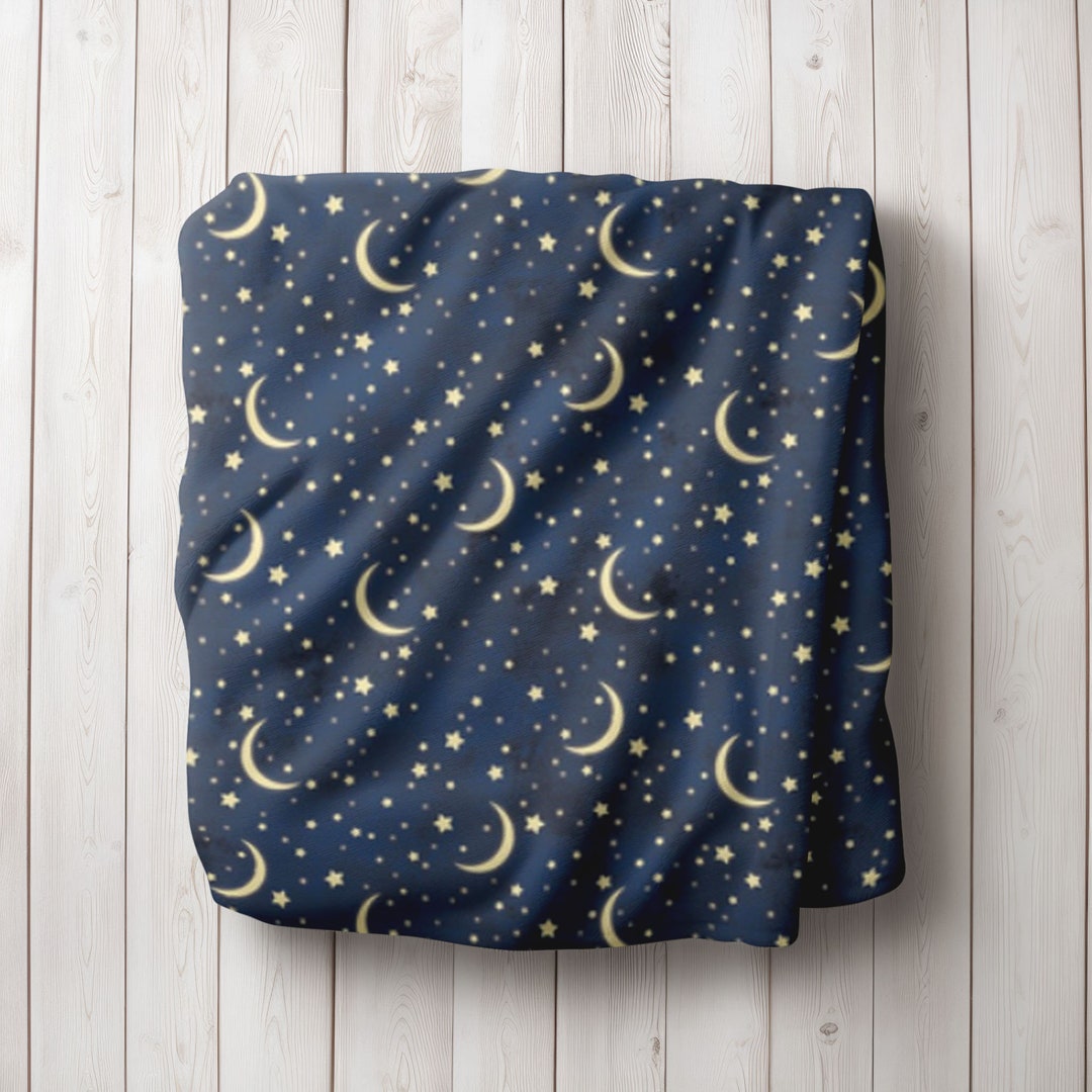 Dallas-Fort Worth Baby Blanket - Stars at Night Blue main image 1