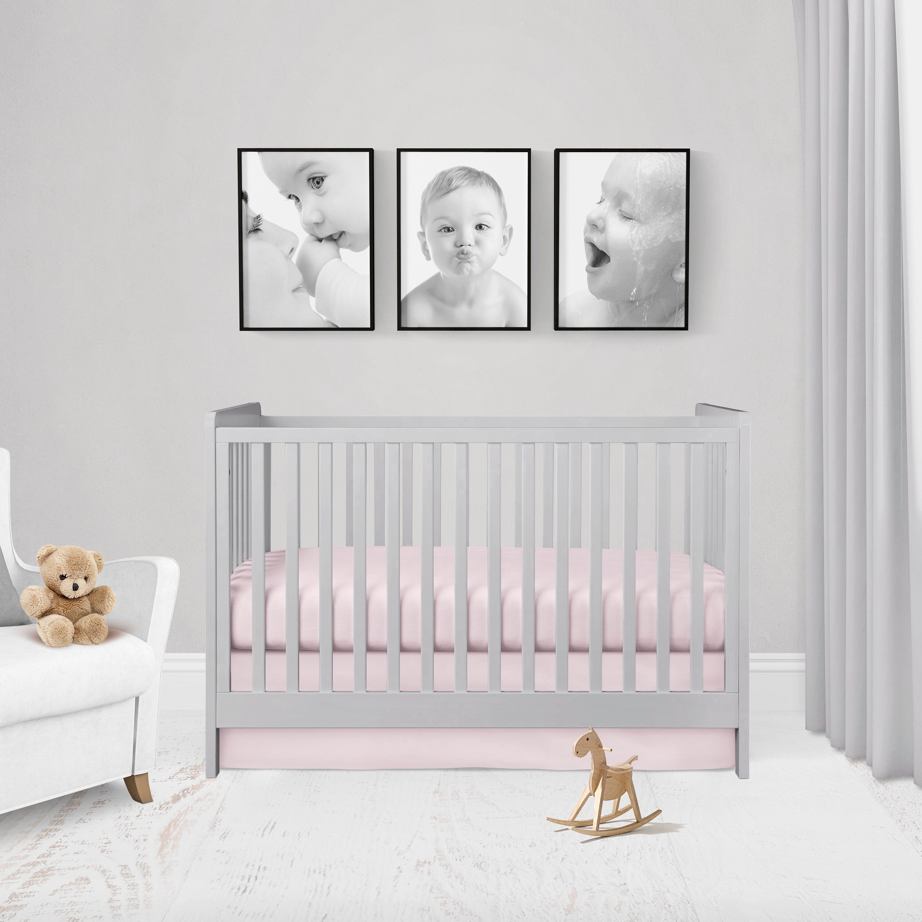 Carousel mini top crib bedding