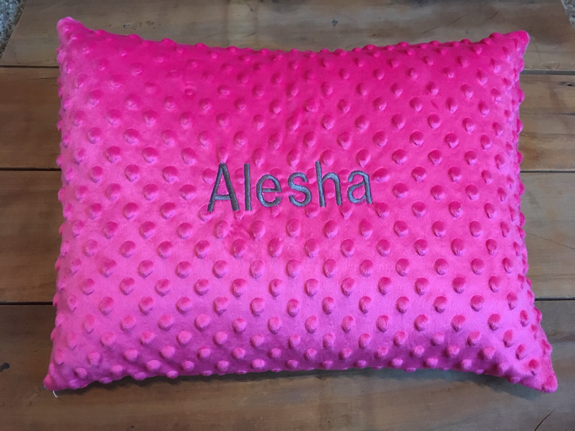 personalized travel pillow case