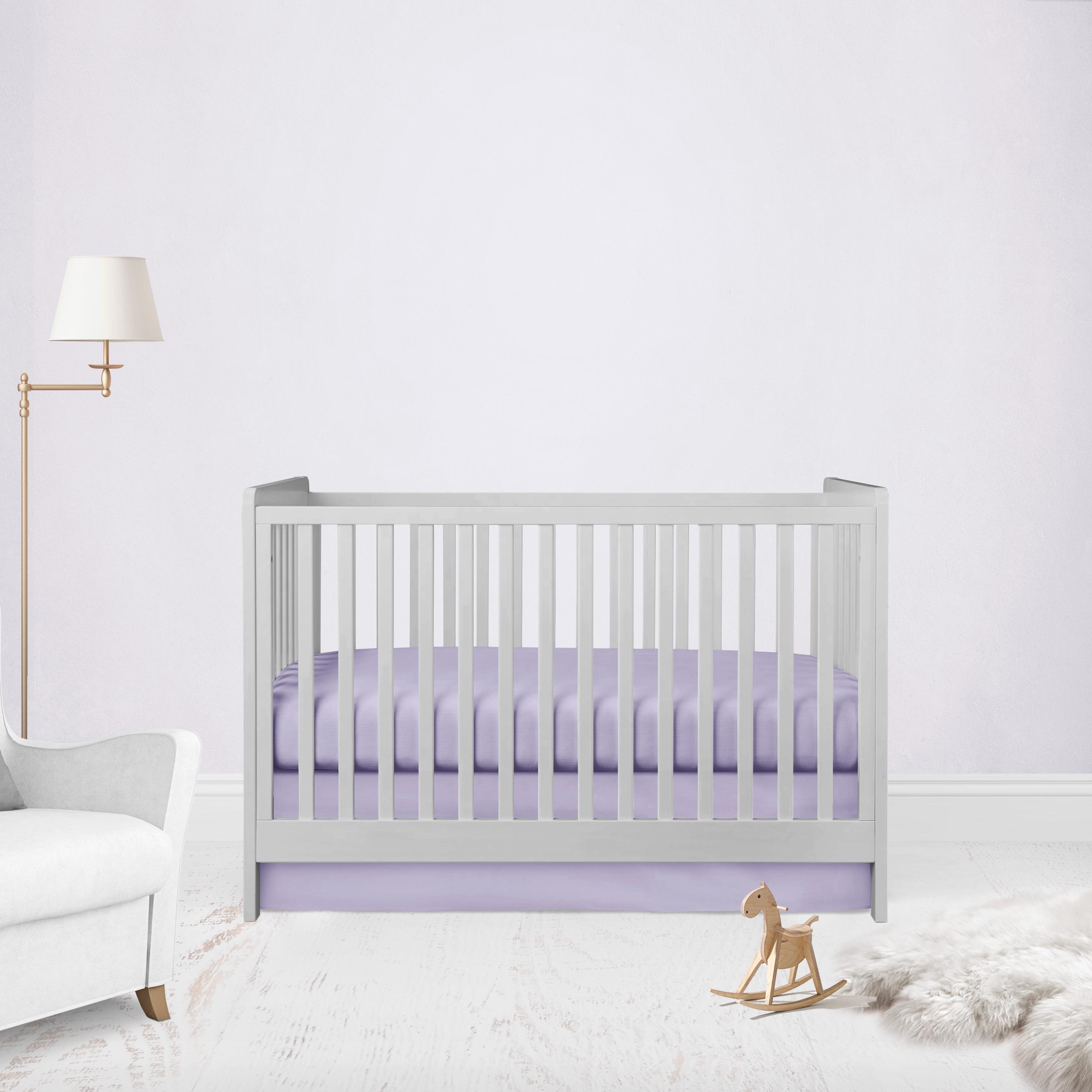 Purple Mini Crib Sheet