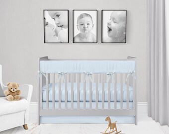 blue crib sheets