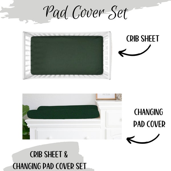 Green Crib Sheet Etsy