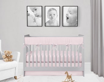 light pink crib