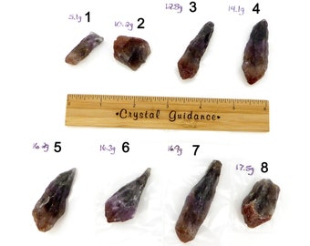 Super 7 (Super Seven) raw point stone for crystal healing