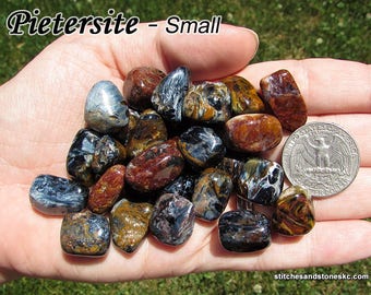 Pietersite (small) tumbled stone for crystal healing