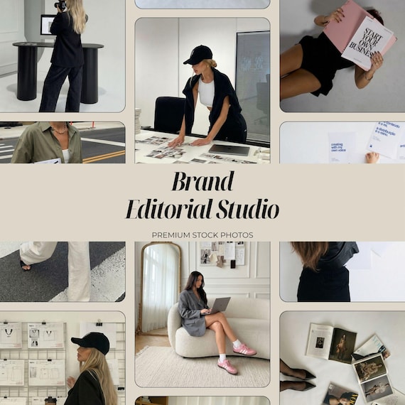 Brand Editorial Stock Photos for Instagram Content, Creators & Small Business (Neutral Clean Girl Style)