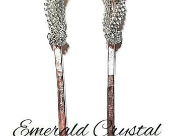 Hair Accessory - Silver Swarovski crystal hair pin