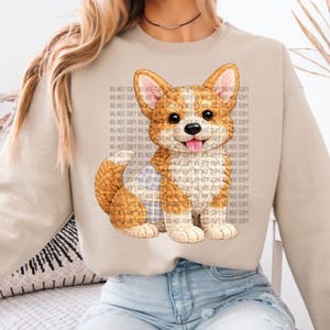 Aplicación de edredón de perro Corgi PNG / Gráfico de camiseta (Descarga instantánea)
