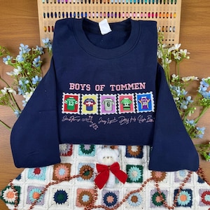 Boys Of Tommen Sweatshirt Embroidery, Irish Rugby Inspired Crewneck, Booktok Gift.