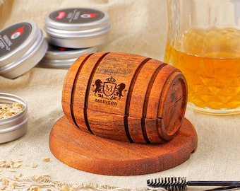 Personalized Wooden Whiskey Smoker Kit, Custom Cocktail Bourbon Smoker Set, Engraved Wine Gifts with gift box for husband father groomsman