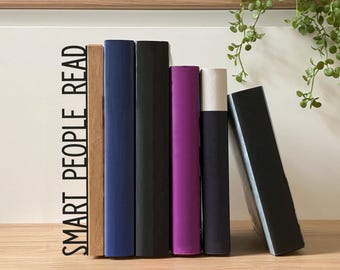 Oak Wood Bookends, Minimalist Library Decor, Graduation Gift, Personalized Book Holder