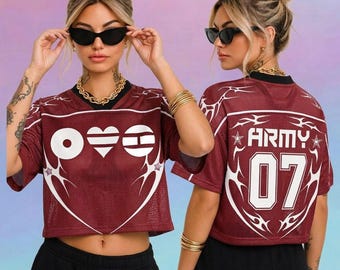 Custom Army Arirang Bang Tan World Tour Comeback Football Jersey, Personalized Arirang Tour Kpop Merch Gift For ARMY Outfit Fan Concert