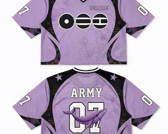 Camiseta de fútbol personalizada de la gira mundial de regreso de Bangtan Whale OT7, camiseta personalizada de la gira Arirang, regalo de merchandising de Kpop para ARMY, atuendo de fan para conciertos