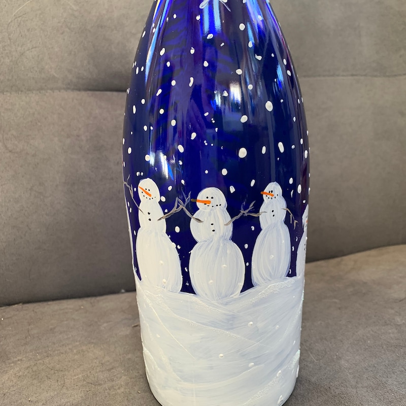 Polar Deck Emile Laurent Snowman (Wine) - 8.25