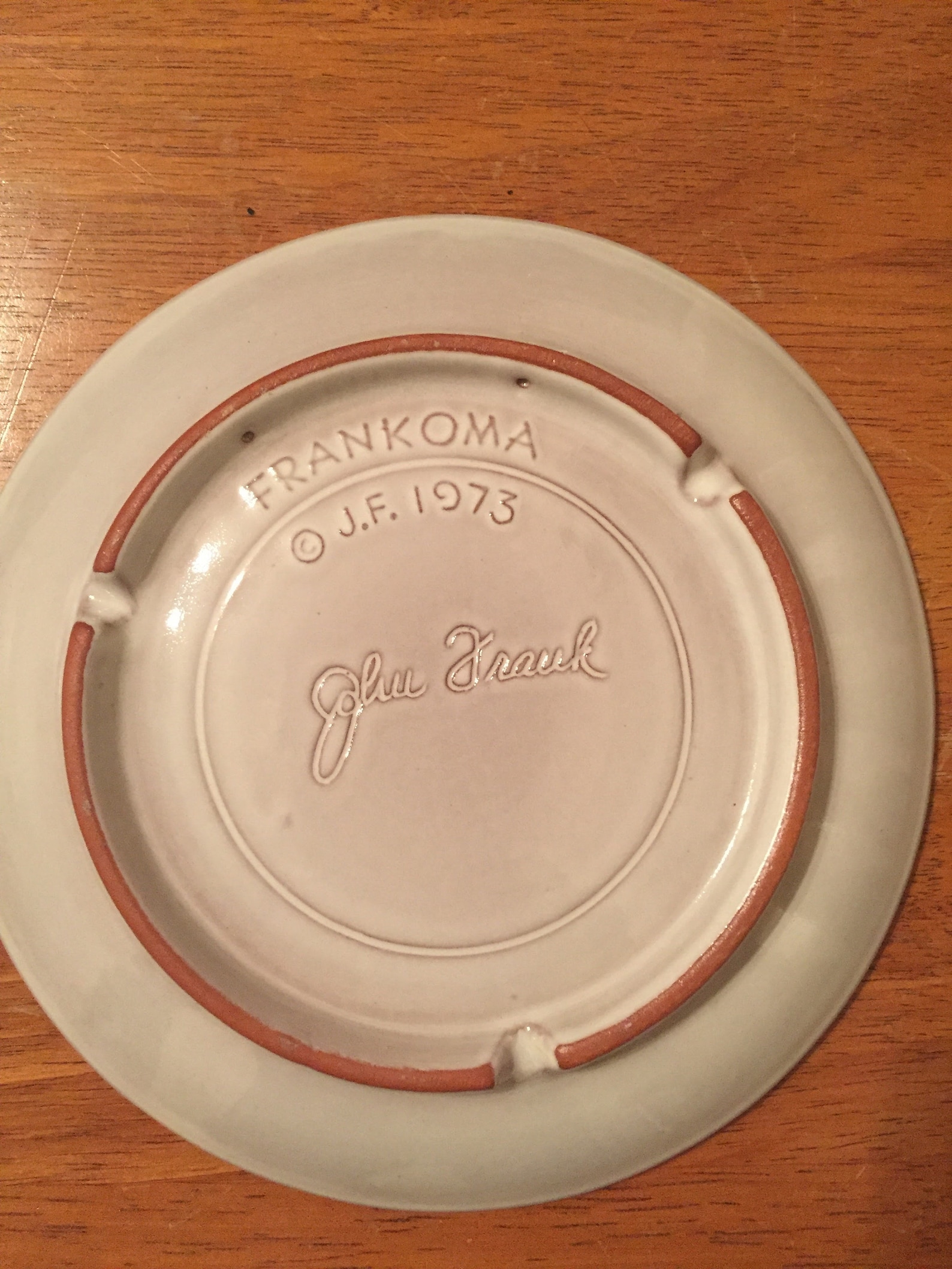 Frankoma christmas plates