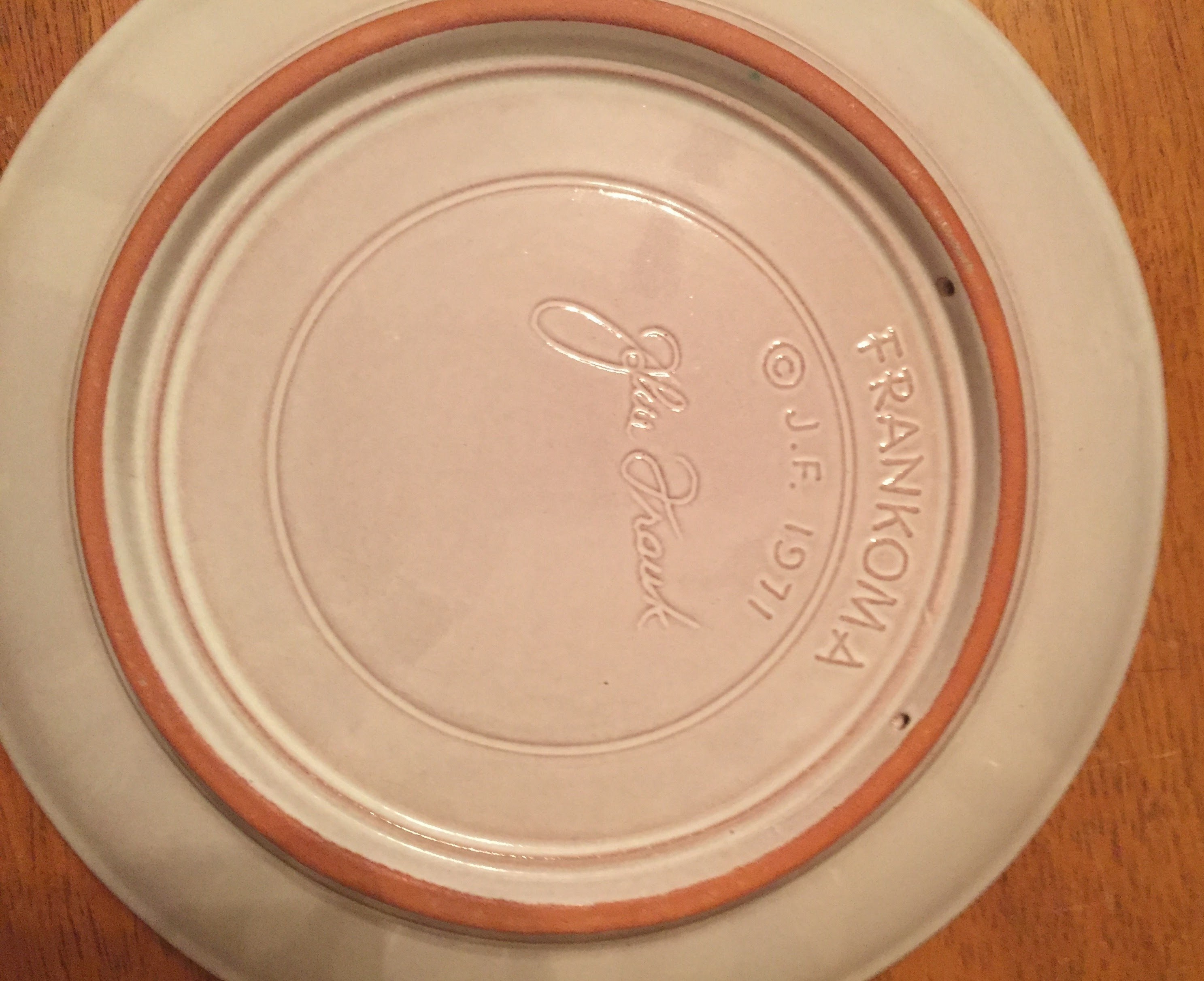 Frankoma christmas plates