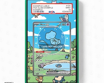 Mew ex 232-091 SIR SAR Paldean Fates Display Cases