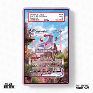 Espeon VMAX 270-264 SIR SAR Fusion Strike Alternativa konstmonteringsfodral