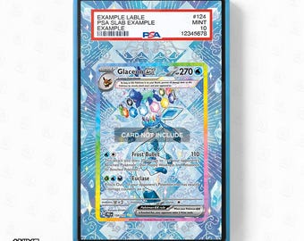 Glaceon ex 150-131 SAR SIR Prismatic Evolutions Extended Art Display Cases