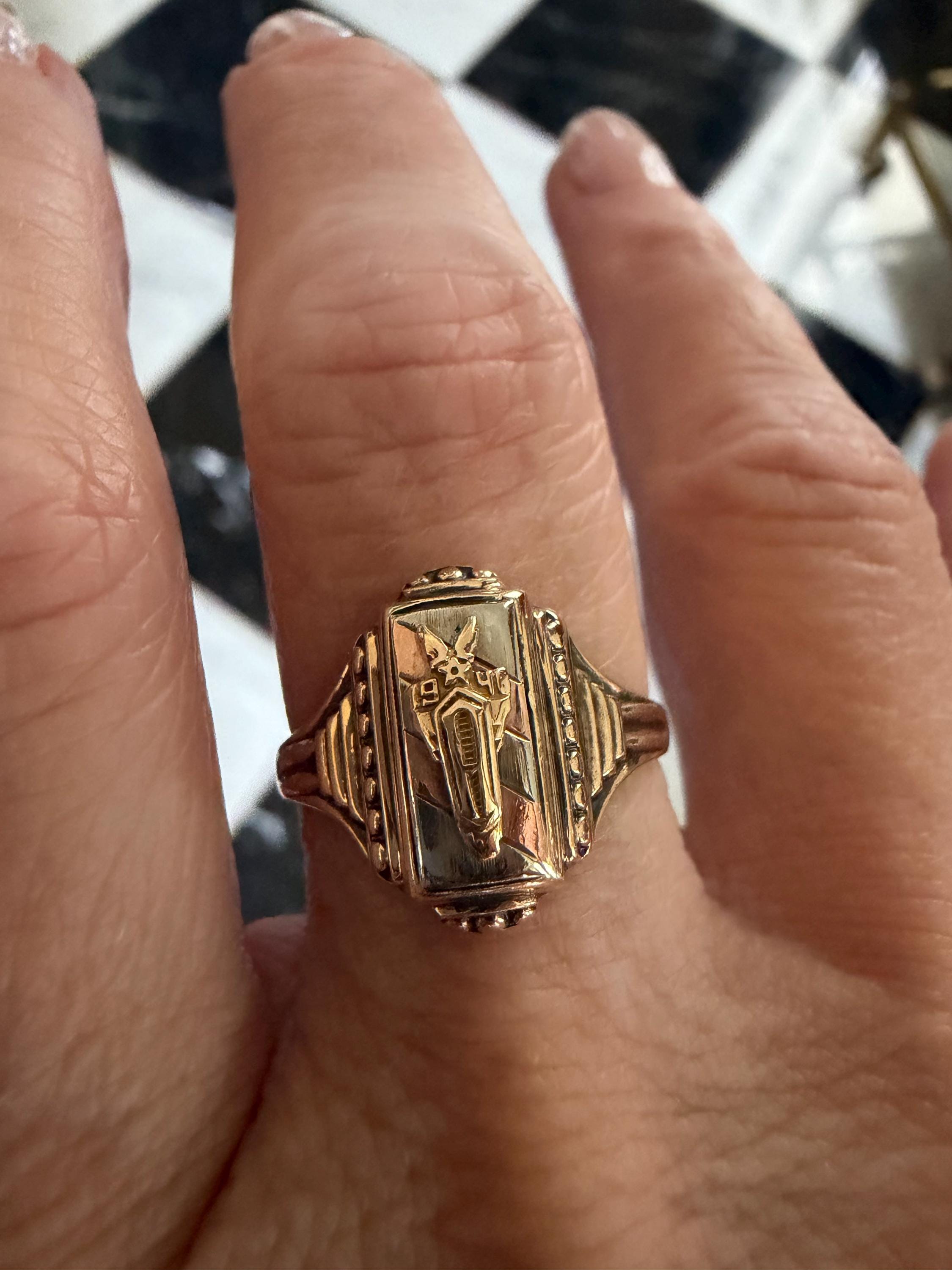 Vintage Class Ring Jostens - Etsy