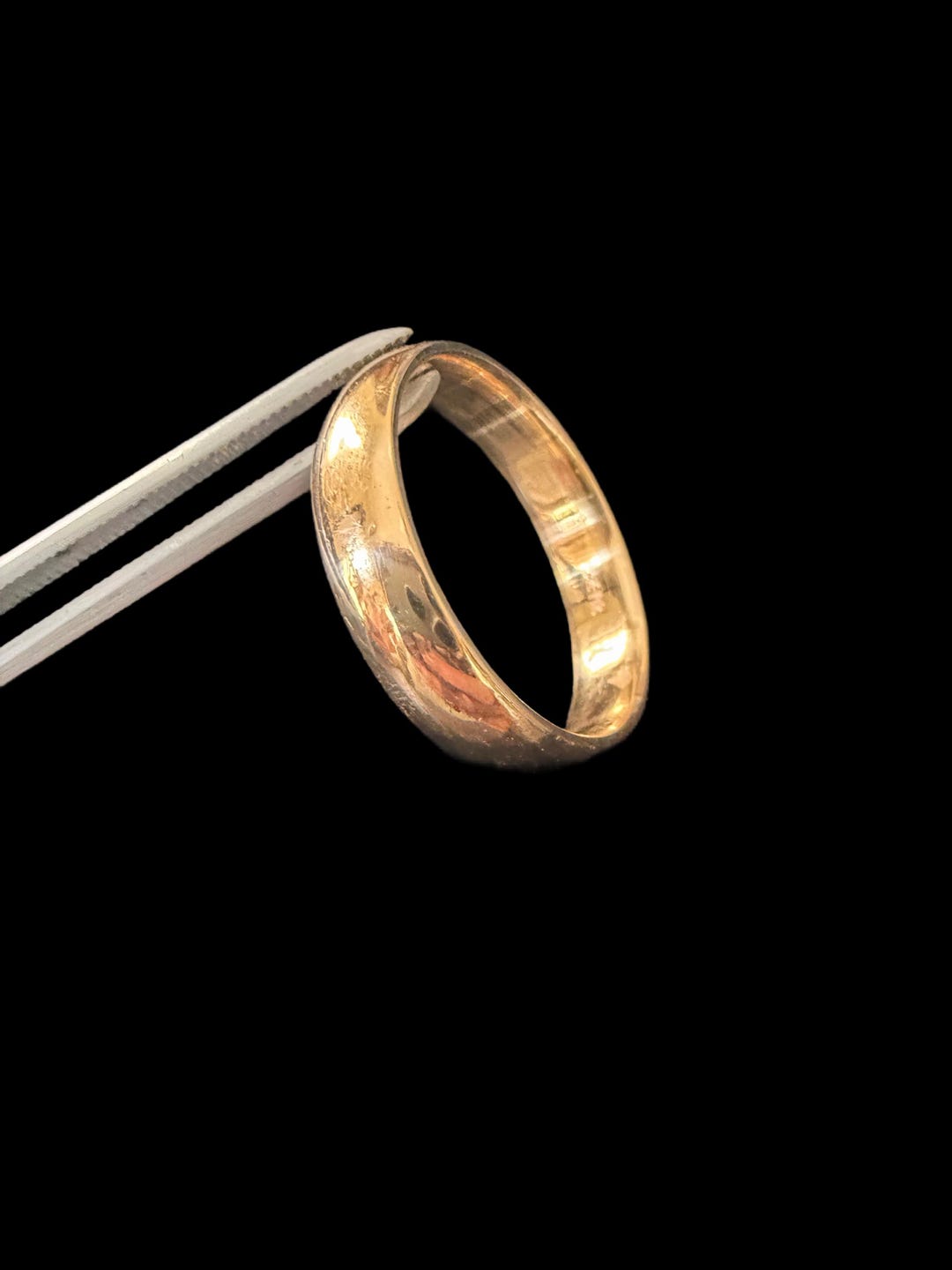 Vintage Mens Extra Large 14k Yellow Gold Wedding Band Sz 14 - Etsy