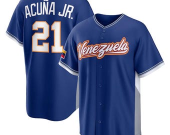 Camiseta Venezuela Ronald Acuña Jr. 2026, Camiseta Cosida
