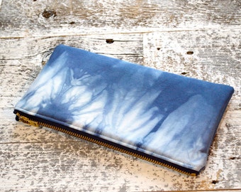 Tie-Dye Pouch - Navy Pencil Case - Marine