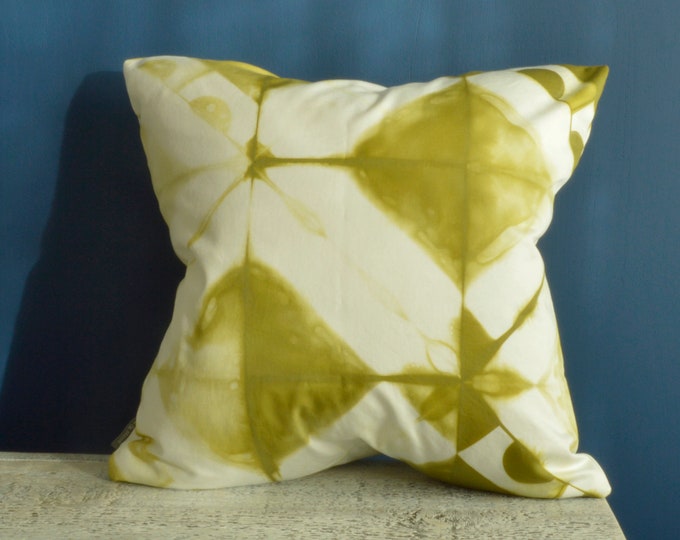 Tie Dye Green Pillow Cover  - 18x18 inches - Avocado