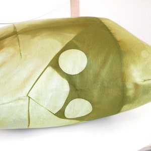 Tie Dye Green Pillow Cover 18x18 inches Avocado image 4