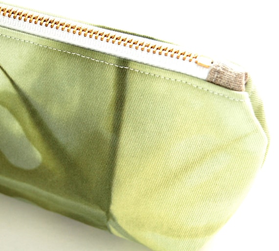 100% Organic Cotton Tie-Dye Pouch - Purple Tie-Dye Pouch - Deep Moss