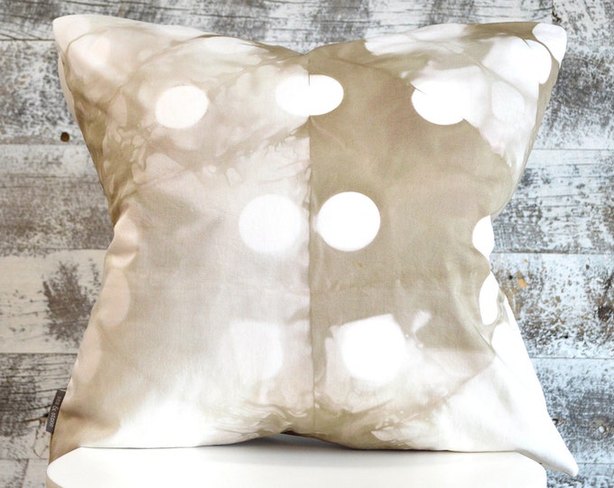 Contemporary Tie-Dye Pillow Cover 18x18 inches - Wild Mushroom