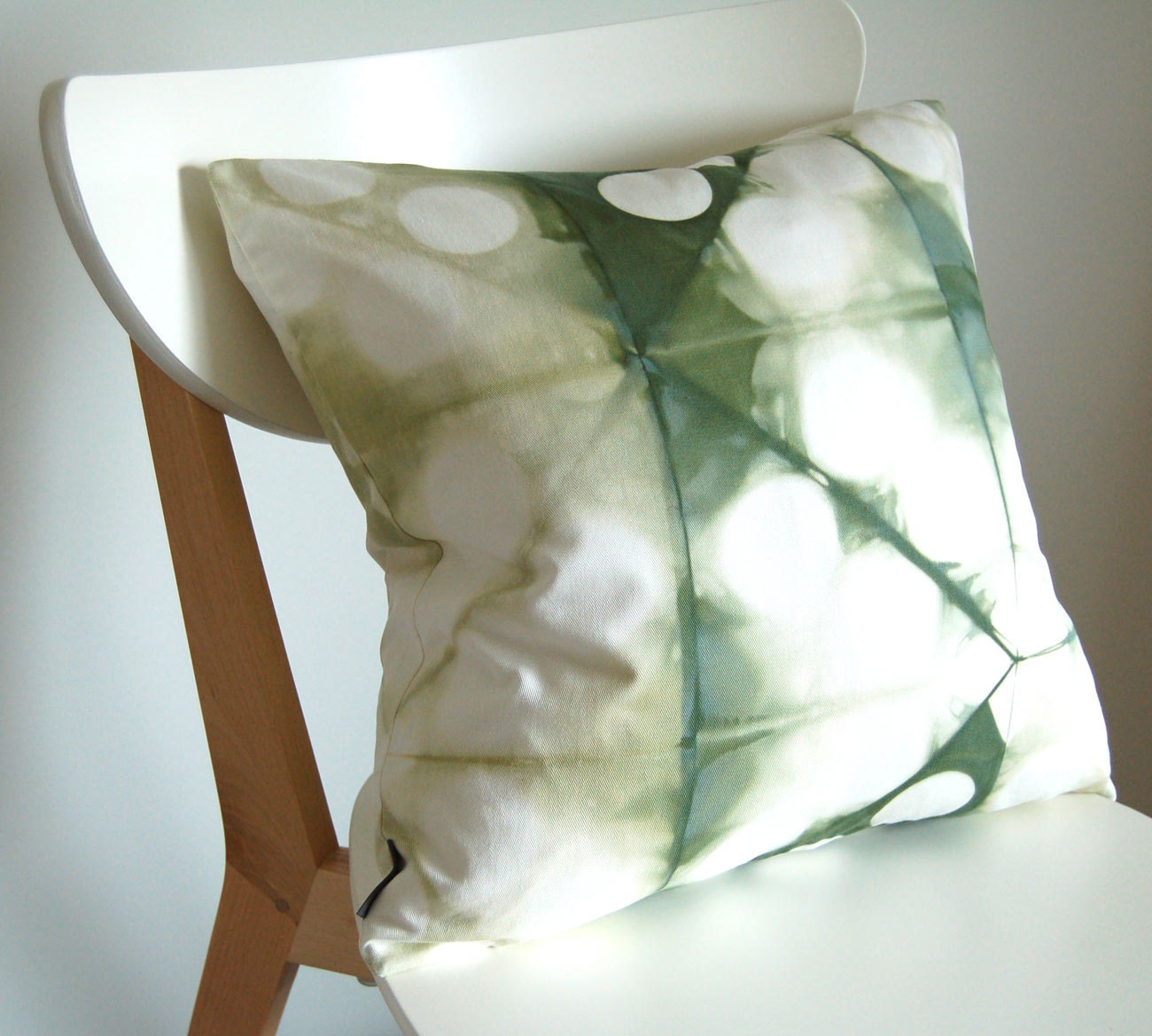 Tie Dye TieDye Pillow Cover 18x18 inches Clover