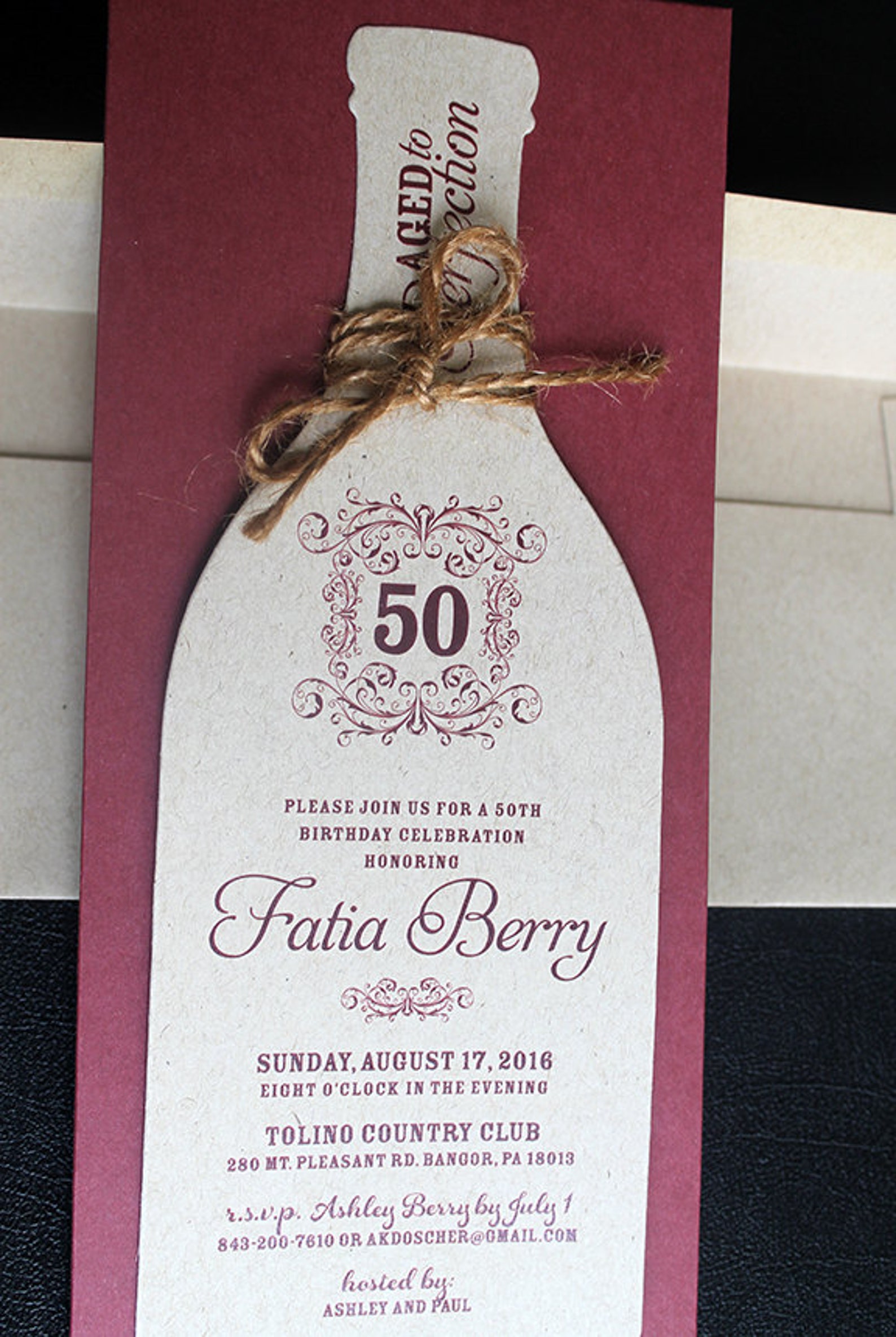 Wine Birthday Wine Bottle Invite Rustic Invitation Wine Wedding