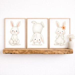 Lot De 3 Porte-Photos Animaux En Bois – Décoration Originale Pour Petits Tirages