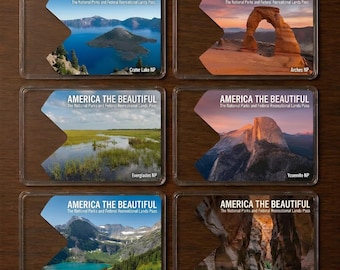 National Park Pass Sleeve, America The Beautiful Pass Holder, Clear Hard Plastic Sleeve, Travel Accessory, Gift for Hikers