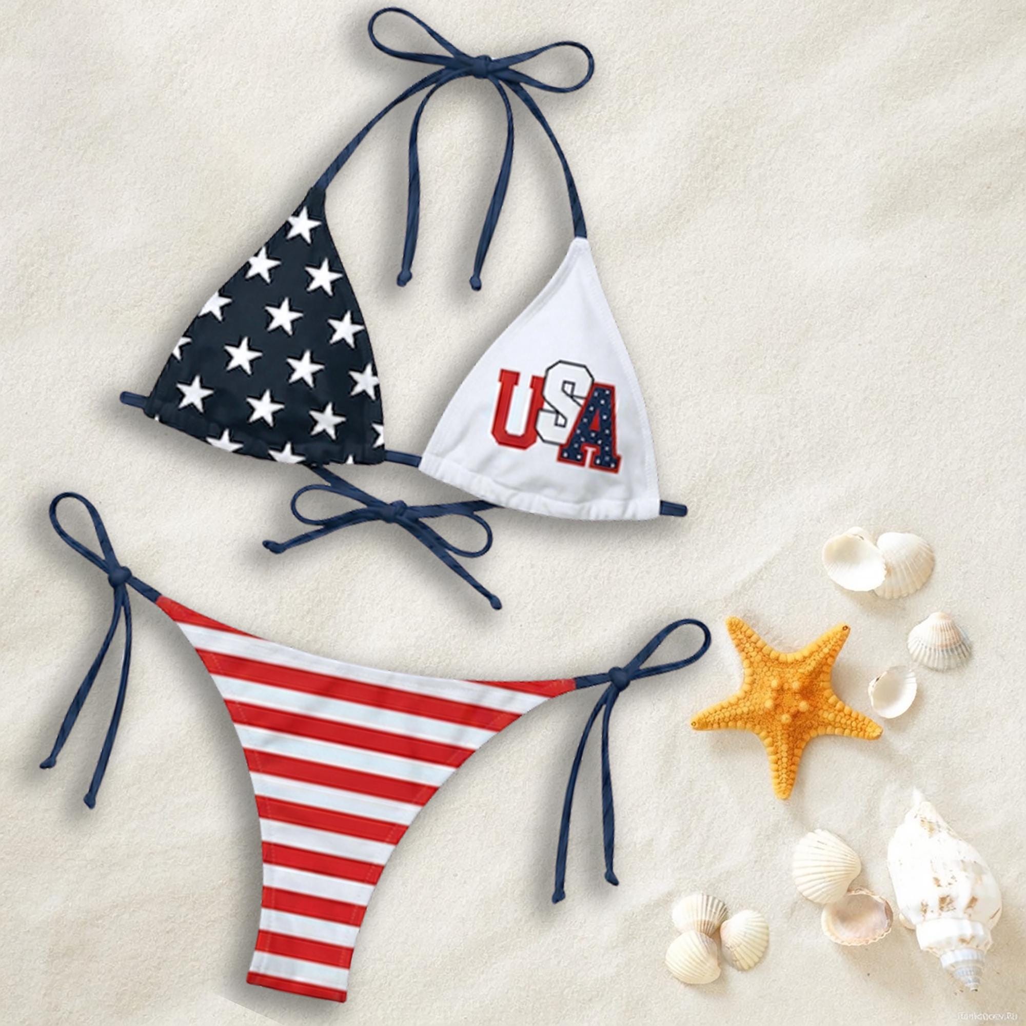 Usa flag bikini - Etsy 日本