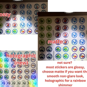 Credit Card Category Stickers, Points, Miles Tracking Labels image 5