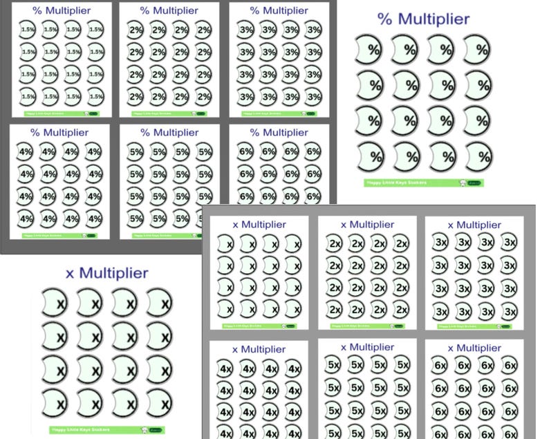 Puede incluir: Una colecci&oacute;n de hojas de trabajo educativas con problemas de porcentaje y multiplicaci&oacute;n. Cada hoja muestra una cuadr&iacute;cula de problemas, con n&uacute;meros y s&iacute;mbolos en negro sobre un fondo blanco. Las hojas de trabajo est&aacute;n dise&ntilde;adas para el aprendizaje y la pr&aacute;ctica.
