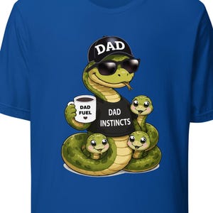 Funny Snake Dad Shirt, Cute Snake Family Tee, Reptile Lover Gift, Danger Noodle Shirt, Cool Dad Snake T-Shirt, Fathers Day Reptile Tee