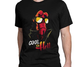 Camiseta Hellboy Cool As Hell, tallas para hombre y mujer
