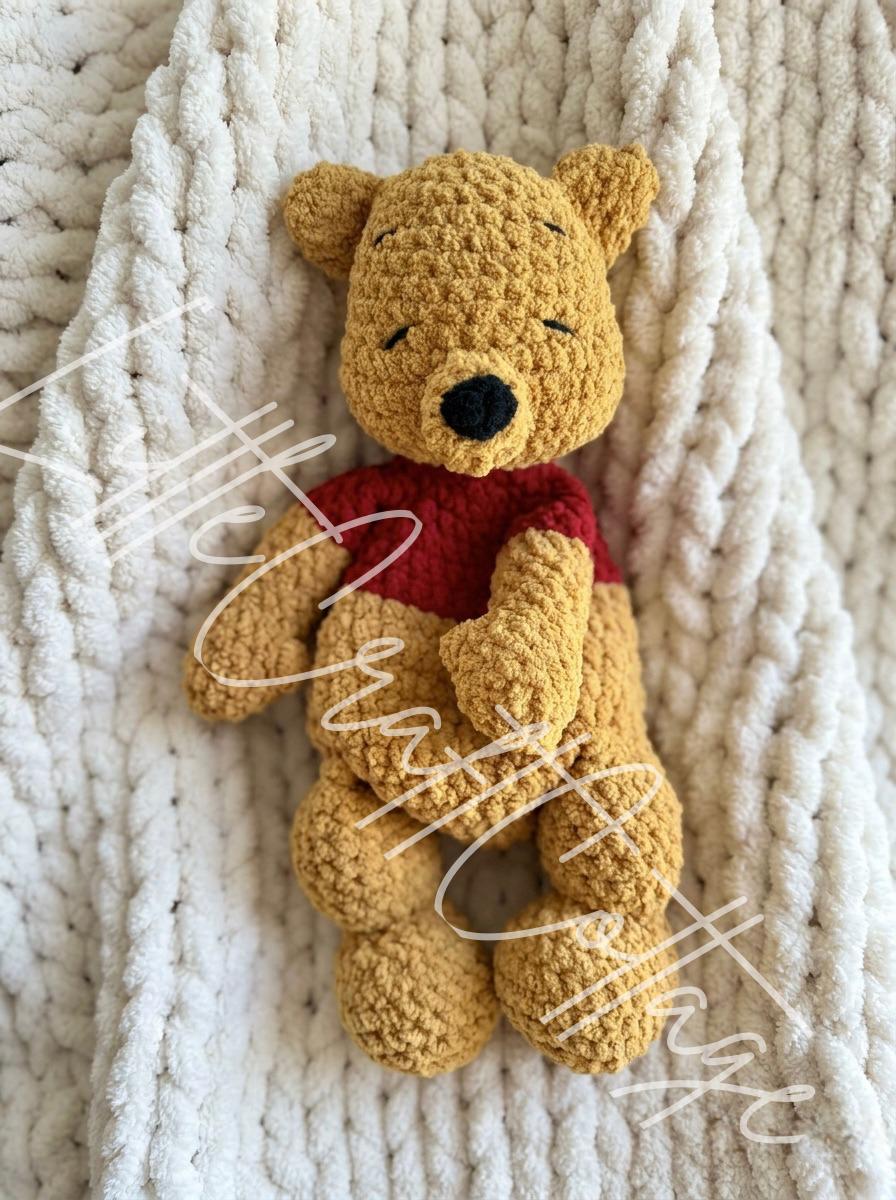 Winnie the Pooh Eeyore Crochet Pattern Bundle | Chunky Plush Toy