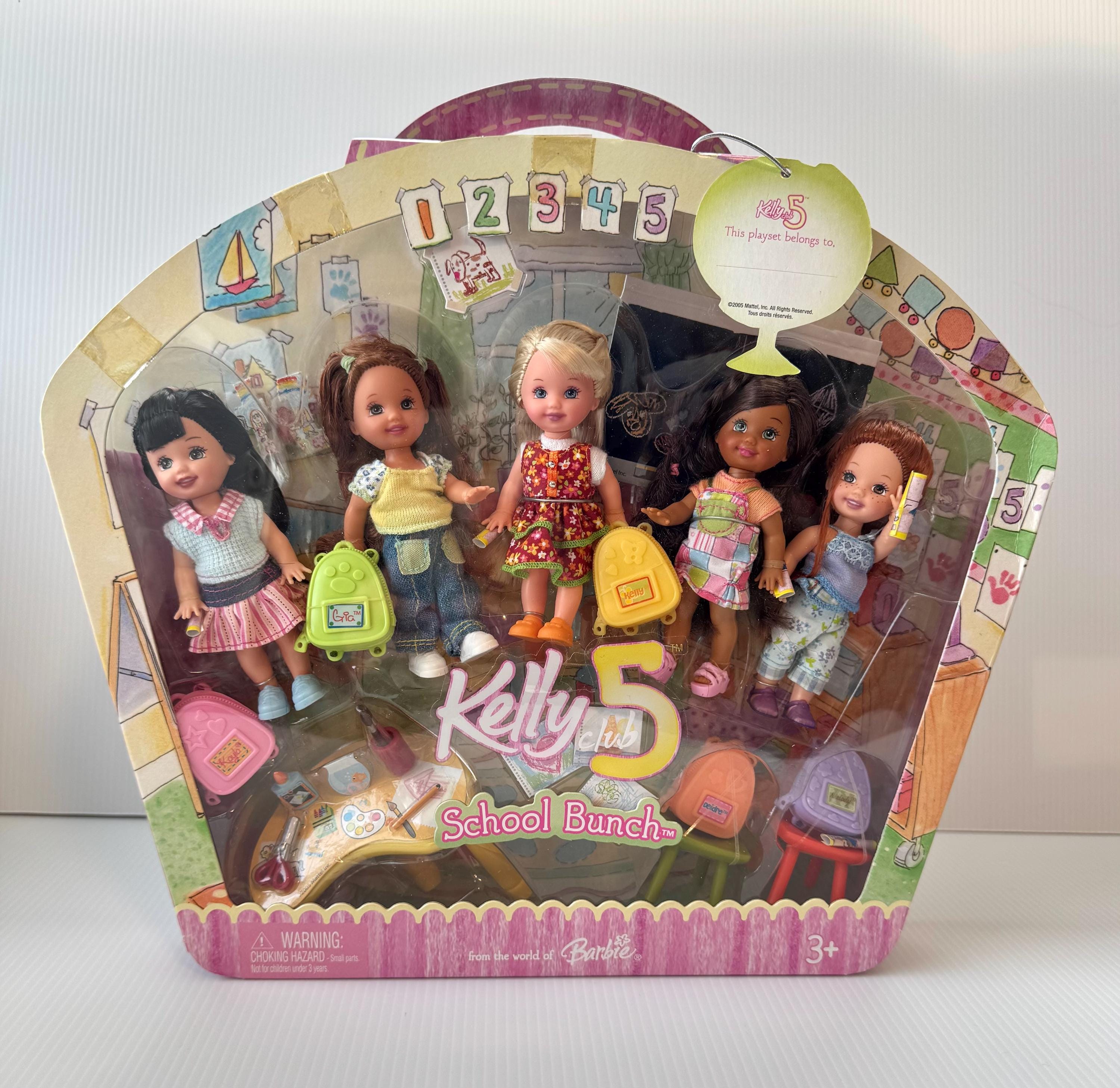 Barbie Kelly Club 5 School Bunch Set - New in Box - Etsy
